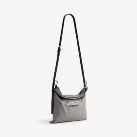 Geantă de cumpărături pentru bărbați, cu husă de protecție, de dimensiuni medii, în nuanța de gri Balenciaga