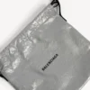 Geantă de cumpărături pentru bărbați, cu husă de protecție, de dimensiuni medii, în nuanța de gri Balenciaga