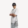 Geantă de cumpărături pentru bărbați cu suport pentru telefon, în nuanța de gri Balenciaga