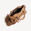 Geantă de damă Le City, model mic, în nuanța camel