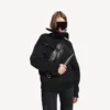Geantă de mână Bel Air pentru femei, model mic, de culoare neagră