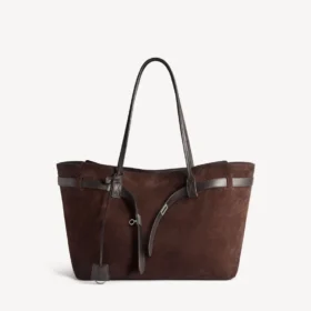 Geantă de mână mare pentru femei „Bel Air” în nuanța „light espresso”