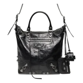 Geantă de mână medie Le Cagole „Black” 719067210KR1000