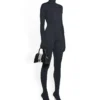 Geantă de mână mică Balenciaga x adidas Hourglass „Black” 593546210MA1091