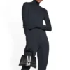 Geantă de mână mică Balenciaga x adidas Hourglass „Black” 593546210MA1091