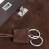 Geantă de mână pentru femei Rodeo, model mediu, în nuanța espresso deschis