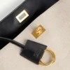 Geantă de mână pentru femei Rodeo, model mic, în bej/negru