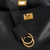 Geantă de mână Rodeo mică pentru femei, de culoare neagră
