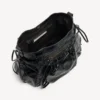 Geantă de mână tip bucket pentru femei, model Le City, mică, negru
