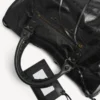 Geantă de oraș pentru femei, medie, în culoarea neagră