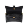 Geantă de umăr Downtown Xs cu imprimeu de crocodil „Negru” 6891212106F1090