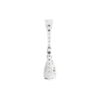 Geantă de umăr Le Cagole Xs DIY Metal „White” 6713092AAXE9066