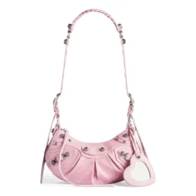 Geantă de umăr Le Cagole Xs „Light Pink” 6713091VG9Y6904