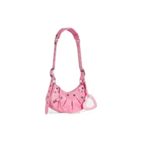 Geantă de umăr Le Cagole Xs „Pink” 6713091VG9Y5812