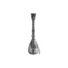 Geantă de umăr mică Le Cagole metalizată „Silver” 6713070GT3Y8103