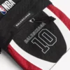 Geantă de umăr pentru bărbați Balenciaga | colaborare cu NBA, model Explorer, în negru/alb/roșu vermillon