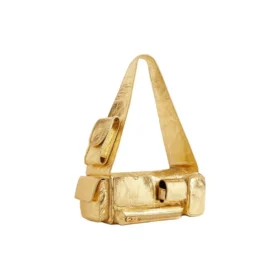 Geantă de umăr Superbusy Xs metalizată „Gold” 7625162AAVI8018