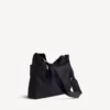 Geantă de umăr tip hobo pentru bărbați, model Explorer, în culoarea neagră