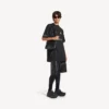Geantă de umăr tip messenger pentru bărbați, cu două compartimente, model Explorer, în culoarea neagră