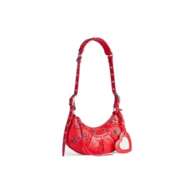 Geantă de umăr Xs Le Cagole „Tomato Red” 6713091VG9Y6534
