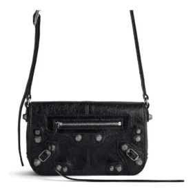 Geantă Le Cagole Mini Flap „Black” 781911210KR1000