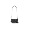 Geantă Le Cagole Xs cu clapă și piercinguri „Black” 7190822AAE31000