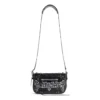 Geantă Le Cagole Xs cu clapetă și accesorii metalice „Negru” 7190822AAXD1000