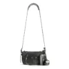 Geantă Le Cagole Xs Flap Bag metalizată „Metalic Grey” 7190822AAWR1314