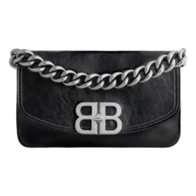 Geantă mică cu clapă Bb Soft „Negru” 7485982AAIY1000