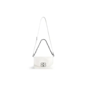 Geantă mică cu clapă Bb Soft „Optic White” 7485982AAIY9001