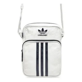 Geantă mică de umăr Balenciaga x adidas „White Black” 721850210M49160