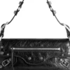 Geantă mică de umăr Le Cagole „Black” 7716401VG9Y1000