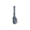 Geantă mică de umăr Le Cagole din denim „Albastru” 7716402109U4715