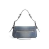 Geantă mică de umăr Le Cagole din denim „Albastru” 7716402109U4715