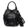 Geantă mică tip bucket Le Cagole „Black” 7024321VG9Y1000