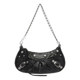 Geantă mini Le Cagole cu lanț „Black” 6958141VG9Y1000