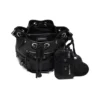 Geantă tip bucket Le Cagole Xs „Black” 7024311VG9Y1000