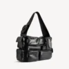 Geantă tip sling Superbusy mare, de culoare neagră