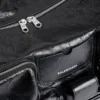 Geantă tip sling Superbusy mare, de culoare neagră