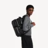 Geantă tip sling Superbusy mare, de culoare neagră