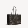 Geantă tote mare pentru femei, model select, în negru/portocaliu