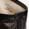Geantă tote mare pentru femei, model select, în negru/portocaliu