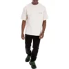 go Tricou unisex de lux cu guler rotund, din bumbac, cu mâneci scurte, alb 612966TIVG59055