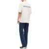 go Tricou unisex de lux cu guler rotund, din bumbac, cu mâneci scurte, alb 612966TIVG59055