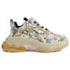 Gucci x Balenciaga The Hacker Project Triple S „Flora Print” 677195-UL110-8461