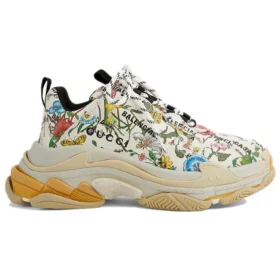 Gucci x Balenciaga The Hacker Project Triple S „Flora Print” 677195-UL110-8461