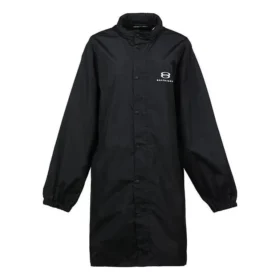 Haină de ploaie cu intarsie cu logo „Black” 681449TLO061000