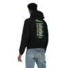 Haină pentru bărbați Balenciaga cu imprimeu negru, mâneci lungi, negru 556136TDV151000