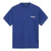 Hanorac Balenciaga pentru bărbați, cu imprimeu de Political Campaign, mânecă scurtă, albastru regal 508203TAV444540