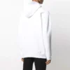Hanorac casual cu glugă Balenciaga pentru bărbați, din bumbac pur, alb 570811TJV859040